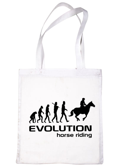 Evolution Of Horse Riding Pony Bag For Life Shopping Tote Bag Ladies Gift