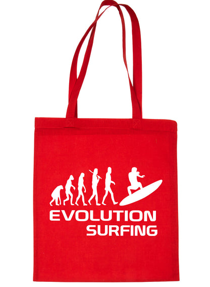 Evolution Of Surfing Watersports Bag For Life Shopping Tote Bag Ladies Gift