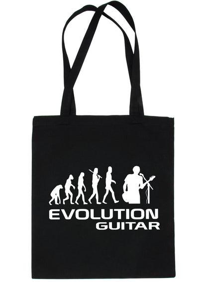 Evolution Of Guitar Guitarist Shopping Tote Bag Ladies Gift