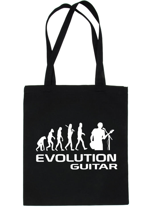 Evolution Of Guitar Guitarist Shopping Tote Bag Ladies Gift