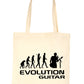 Evolution Of Guitar Guitarist Shopping Tote Bag Ladies Gift