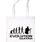 Evolution Of Guitar Guitarist Shopping Tote Bag Ladies Gift