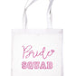 Bride Squad Wedding Favour Gift Bags Hen Party Gift Funny Shopping Tote Bag