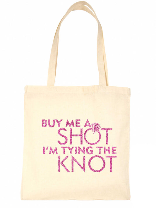 Buy Me A Shot Wedding Favour Gift Bags Hen Party Gift Funny Shopping Tote Bag