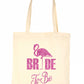Flamingo Bride To Be Wedding Favour Gift Bags Hen Party Funny Shopping Tote