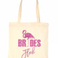 Flamingo Bride's Flock Wedding Favours Bags Hen Party Gift Funny Shopping Tote
