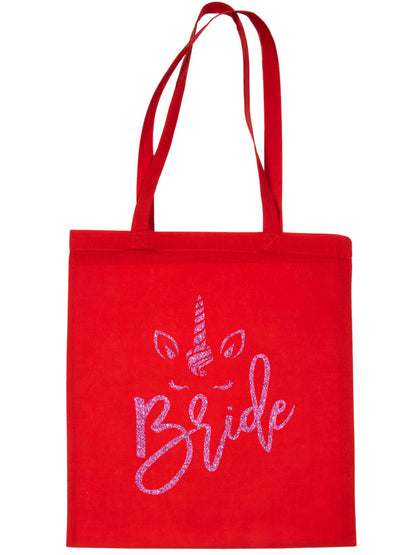 Unicorn Bride Wedding Favour Gift Bags Hen Party Gift Funny Shopping Tote
