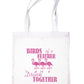 Birds Of A Feather Wedding Favour Bags Hen Party Gift Funny Shopping Tote Bag