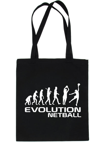 Evolution Of Netball Shopping Tote Bag Ladies Gift
