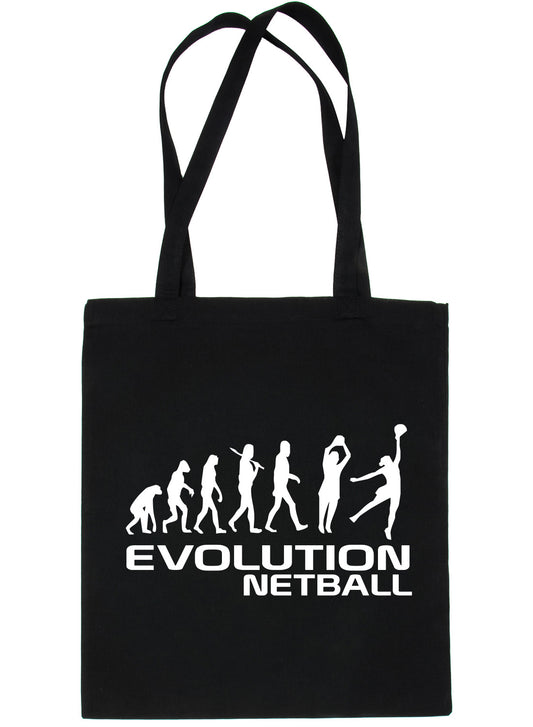 Evolution Of Netball Shopping Tote Bag Ladies Gift