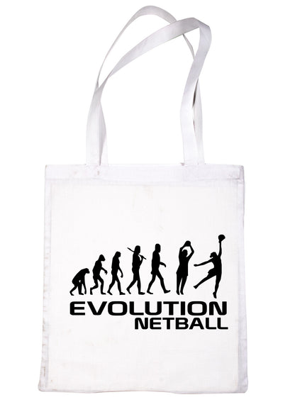 Evolution Of Netball Shopping Tote Bag Ladies Gift