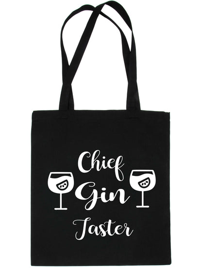 Chief Gin Taster Drinking Funny Reusable Shopping Tote Bag