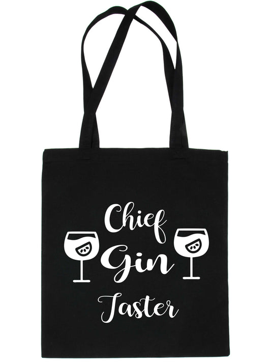 Chief Gin Taster Drinking Funny Reusable Shopping Tote Bag