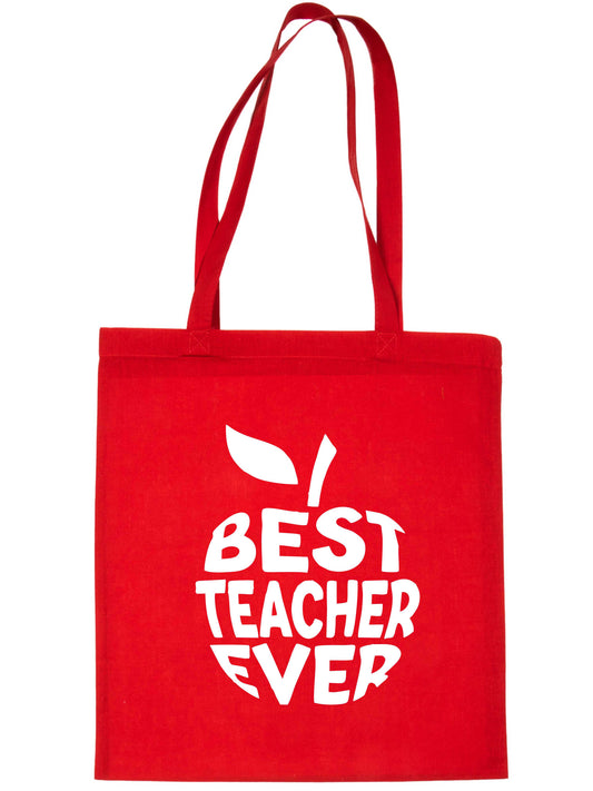 Best Teacher Evers School Leavers Funny Ladies Reusable Shopping Tote Bag