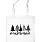 Merry Christmas Funny Reusable Shopping Tote Bag Ideal For Xmas Present