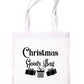 Christmas Goody Bag Ladies Reusable Shopping Tote Bag Ideal For Xmas Present