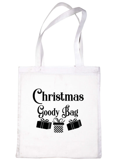 Christmas Goody Bag Ladies Reusable Shopping Tote Bag Ideal For Xmas Present