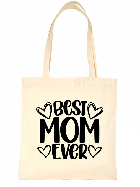 Print4U Best Mom Ever Tote Birthday Resuable Shopping Bag