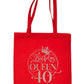 Birthday Queen 40 In Rose Gold Print 40th Birthday Gift Resuable Shopping Bag