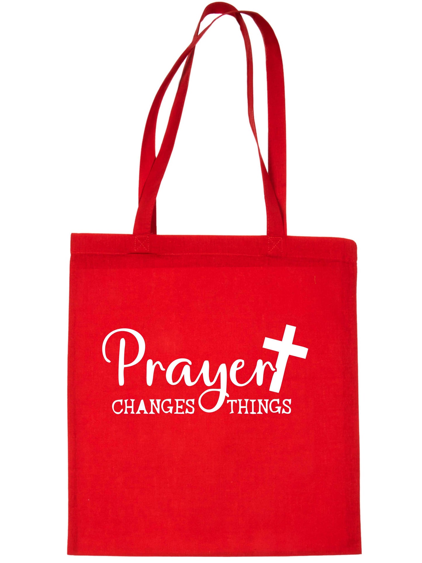 Prayer Changes Things Religious Church Fete Worship Tote Bag Shopping Bag