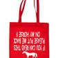 IF You Can Read This Put Me On Horse Riding Shopping Tote Bag Ladies Gift