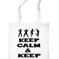 Keep Calm & Dance Disco Ballet Shopping Tote Bag Ladies Gift