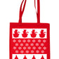 Snowman Father Christmas Santa Claus Shopping Tote Bag Ladies Gift