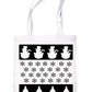Snowman Father Christmas Santa Claus Shopping Tote Bag Ladies Gift