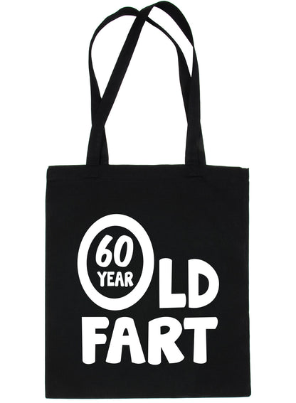 60 Year Old Fart Birthday Funny Shopping Tote Bag Ladies Gift