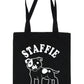 Staffie Bull Terrier Dog Lover Present Shopping Tote Bag Ladies Gift