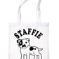 Staffie Bull Terrier Dog Lover Present Shopping Tote Bag Ladies Gift