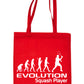 Evolution Of Squash Player Sports Shopping Tote Bag Ladies Gift