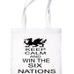 Welsh Rugby Keep Calm & Win The Six Nations Shopping Tote Bag Ladies Gift