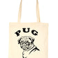 Pug Dog Lover Present Shopping Tote Bag Ladies Gift