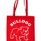 Bulldog Dog Lover Funny Shopping Tote Bag Ladies Gift