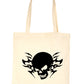 Skull Tattoo Design Shopping Tote Bag
