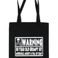 50 Year Old Git 50th Birthday Present Shopping Tote Bag Ladies Gift
