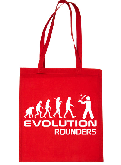 Evolution Of Rounders Sport Funny Shopping Tote Bag Ladies Gift