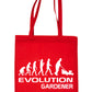 Evolution Of Gardener Gardening Shopping Tote Bag Ladies Gift