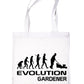 Evolution Of Gardener Gardening Shopping Tote Bag Ladies Gift