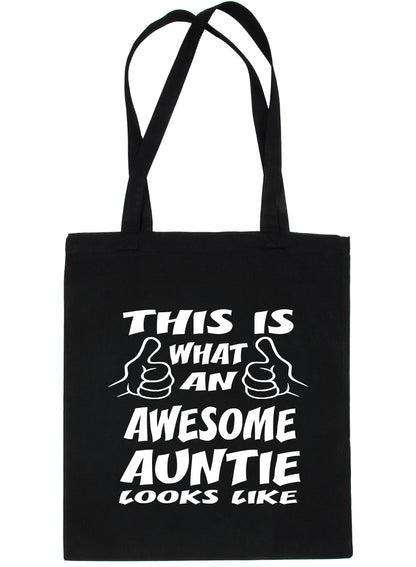 This Is What An Awesome Auntie Looks Like Shopping Tote Bag Ladies Gift