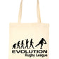 Evolution Of Rugby League Shopping Tote Bag Ladies Gift