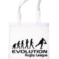 Evolution Of Rugby League Shopping Tote Bag Ladies Gift