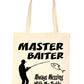Master Baiter Angling Fishing Shopping Tote Bag For Life Ladies Gift