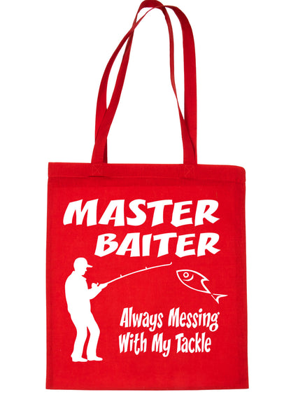 Master Baiter Angling Fishing Shopping Tote Bag For Life Ladies Gift