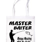 Master Baiter Angling Fishing Shopping Tote Bag For Life Ladies Gift