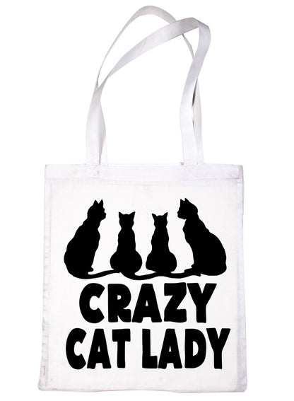 Crazy Cat Lady Funny Kitten Shopping Tote Bag For Life Ladies Gift