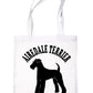 Airedale Terrier Dog Lover Shopping Tote Bag For Life