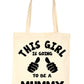This Girl Is Going To Be A Mummy Shopping Tote Bag For Life