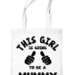 This Girl Is Going To Be A Mummy Shopping Tote Bag For Life